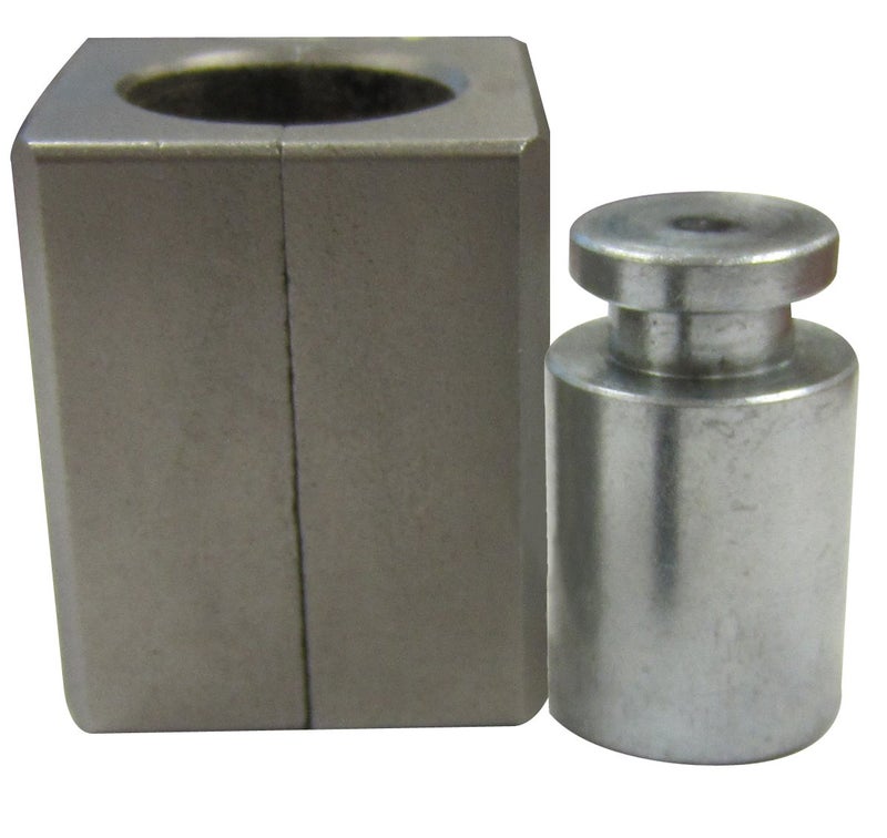 Mastercool (71099-TC Silver 3/8" Transmission Cooling Line Die and Adapter Set for GM
